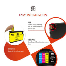 932XL 933XL Ink Cartridges Combo Pack High Yield Compatible for HP 932 932XL 933 933XL Ink Cartridges for HP Printers Officejet 6100 6600 6700 7110 7610 7612, N9H69FN (2 Black, Cyan, Magenta, Yellow)