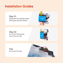 LC203 LC201 LC203XL Ink Cartridges Compatible for Brother LC203 Ink cartridges Work for MFC-J880DW MFC-J480DW MFC-J460DW MFC-J4420DW MFC-J485DW MFC-J885DW(5 Black, 2 Cyan, 2 Magenta,2 Yellow, 11-Pack)